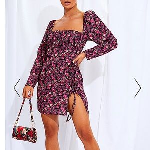 PrettyLittleThing Floral Dress Size M NWT